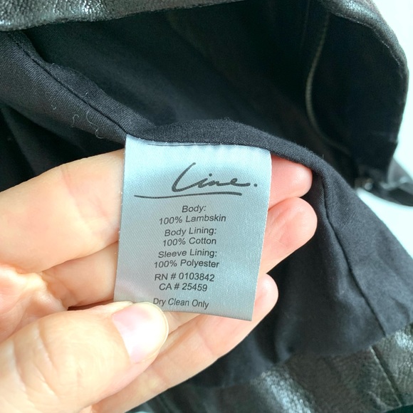 Line leather jacket - Picture 8 of 8